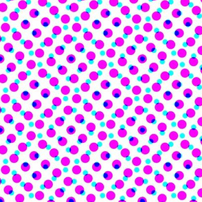 CMYK halftone dots - lavender