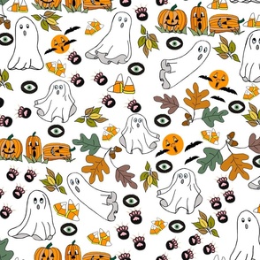 Halloween on white (repeat)