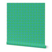 CMYK halftone dots - teal