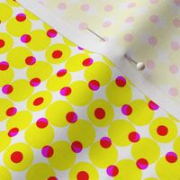 CMYK halftone dots - yellow