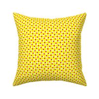 CMYK halftone dots - yellow