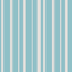 Grey and Pale Blue Nautical stripes
