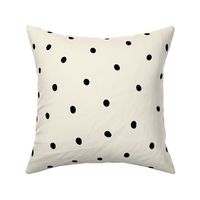 Black Dots On Off-White Large