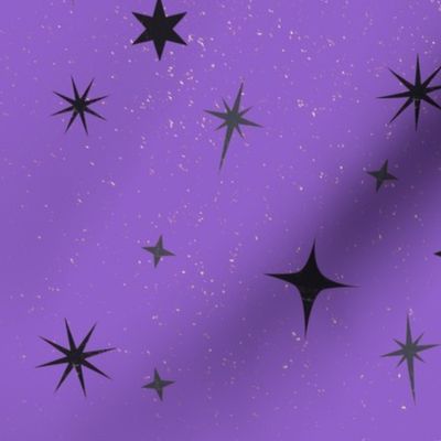 Halloween stars purple