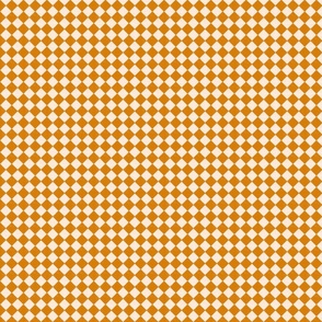 Retro harlequin check ochre