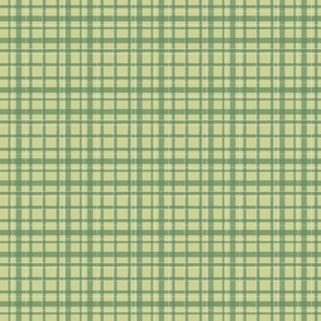 Kelly Green Plaid Fabric, Wallpaper and Home Decor