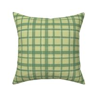 Christmas Green Plaid // Large Scale