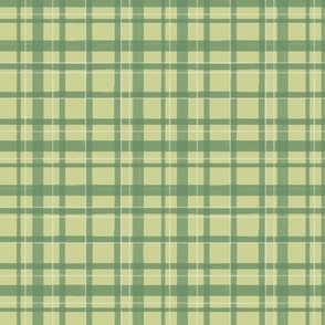 Christmas Green Plaid // Large Scale