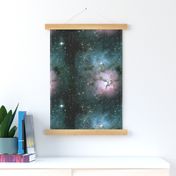 Stars // Pink and Green Burst Galaxy