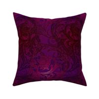 Baroque Curlicue in Merlot and Aubergine