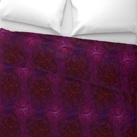 Baroque Curlicue in Merlot and Aubergine