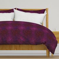 Baroque Curlicue in Merlot and Aubergine