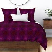 Baroque Curlicue in Merlot and Aubergine