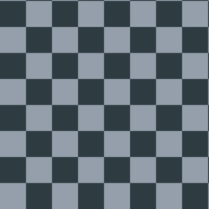 Checkered plaid _ light gray and dark green_ XXSMALL