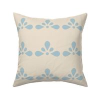 Dainty floral blue small