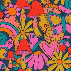 Amelie 60s inspired psychedelic craziness