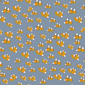 Candy Corn on gray