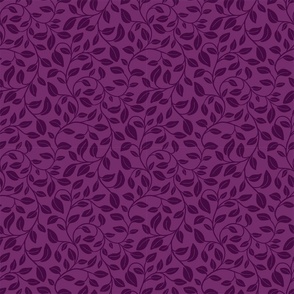Dark Purple Vines on a Light Purple Background