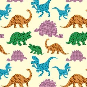 Cute Dinosaurs Pattern 4