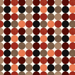 Dots_Coordinates red brown medium