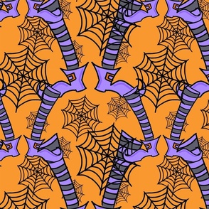Halloween Medley- Witch Legs in Orange Maxi edition.