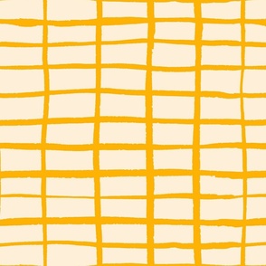 Yellow grid simple pattern