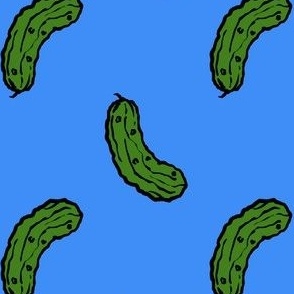 Pickles on Blue