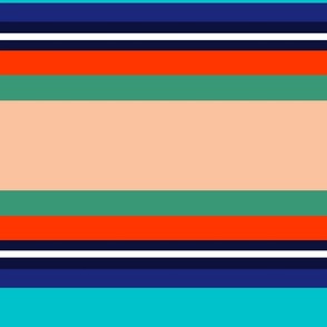 Multicolors horizontal stripes