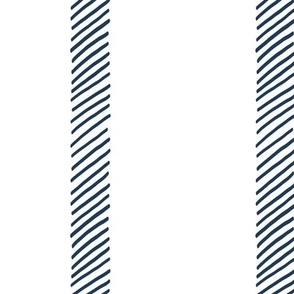 rope stripes, white and navy