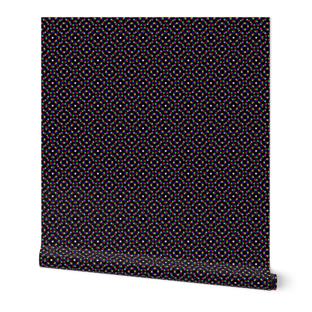 CMYK halftone dots - dark grey