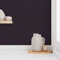 CMYK halftone dots - dark grey