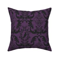 Raven Damask - Purple