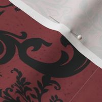 Raven Damask - Red