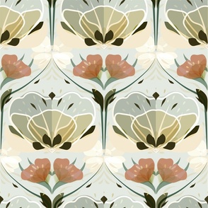 Abstract flower pattern 10b