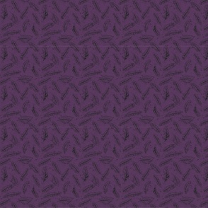 Raven Feathers - Purple Background