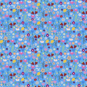 wildflower frenzy blue