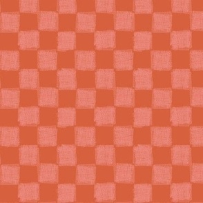 Textured check red and pink 3x3