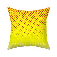 CMYK halftone gradient - red/yellow/white