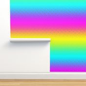 CMYK halftone gradient - rainbow