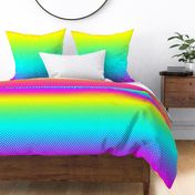 CMYK halftone gradient - rainbow