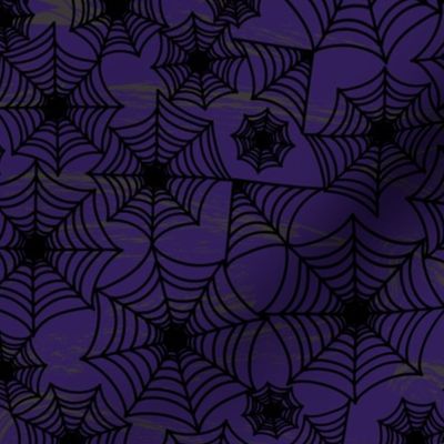 Deep Dark Purple Cobwebs