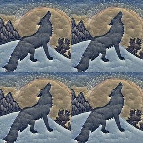 Full Wolf Moon : Patches 4 x 4