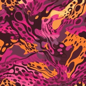 Abstract Leopard Print