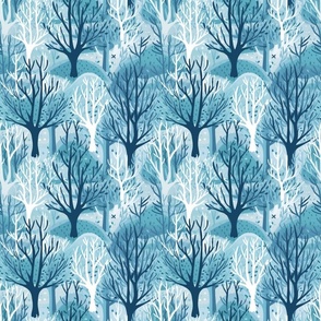 Wintery Trees