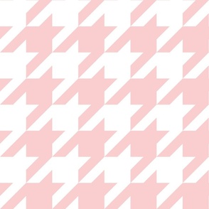 Jumbo Scale // Christmas Houndstooth Blush Pink (Merry Berry Palette),