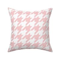 Large Scale // Christmas Houndstooth Blush Pink (Merry Berry Palette)