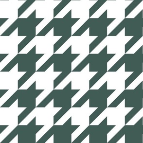 Large Scale // Christmas Houndstooth Emerald Green  (Merry Berry Palette)
