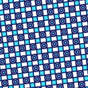 color me blue checkerboard