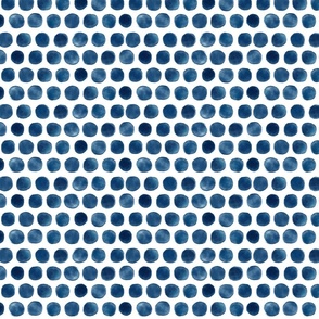 Watercolor Blue dots (small)