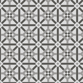 Geometric Pattern: Seville: Slate Light